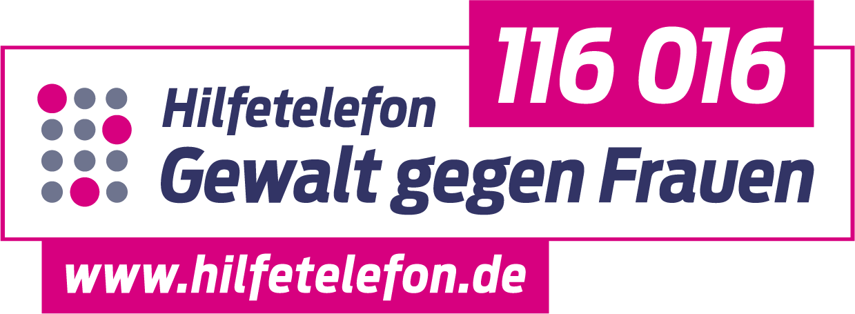 Logo Hilfetelefon Gewalt gegen Frauen