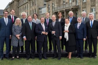 Gruppenfoto der Landesregierung NRW