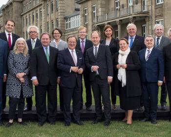 Gruppenfoto der Landesregierung NRW